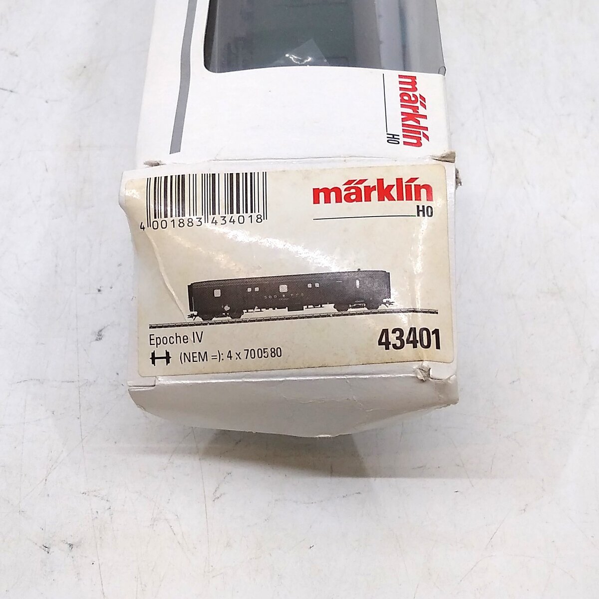 Marklin 43401 Swiss Federal Railways SBB Type D Steel Baggage Car