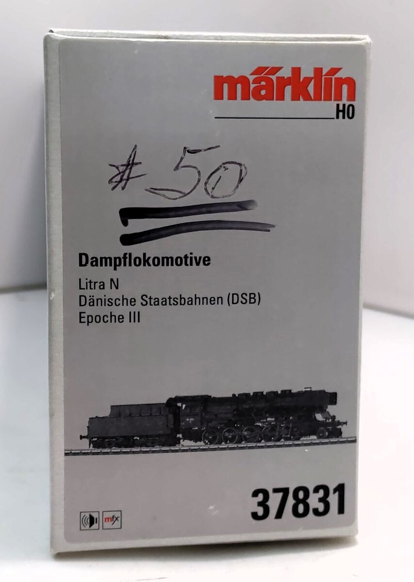 Marklin 37831 HO Scale N Litra Steam Locomotive and Tender #205
