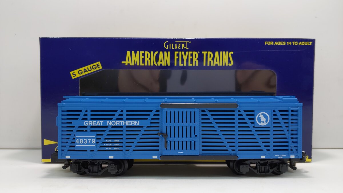 American Flyer 6-48379 S Gauge Great Northern Stock Car