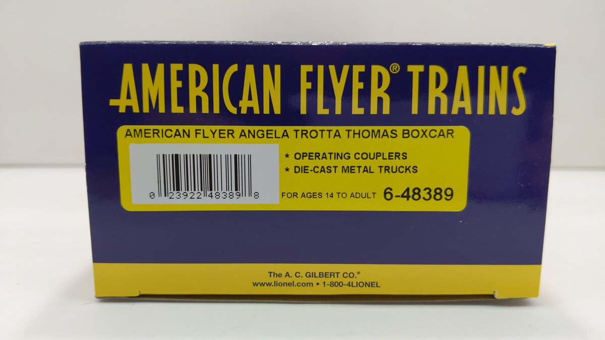 American Flyer 6-48389 S Angela Trotta Thomas American Flyer Fantasy Boxcar