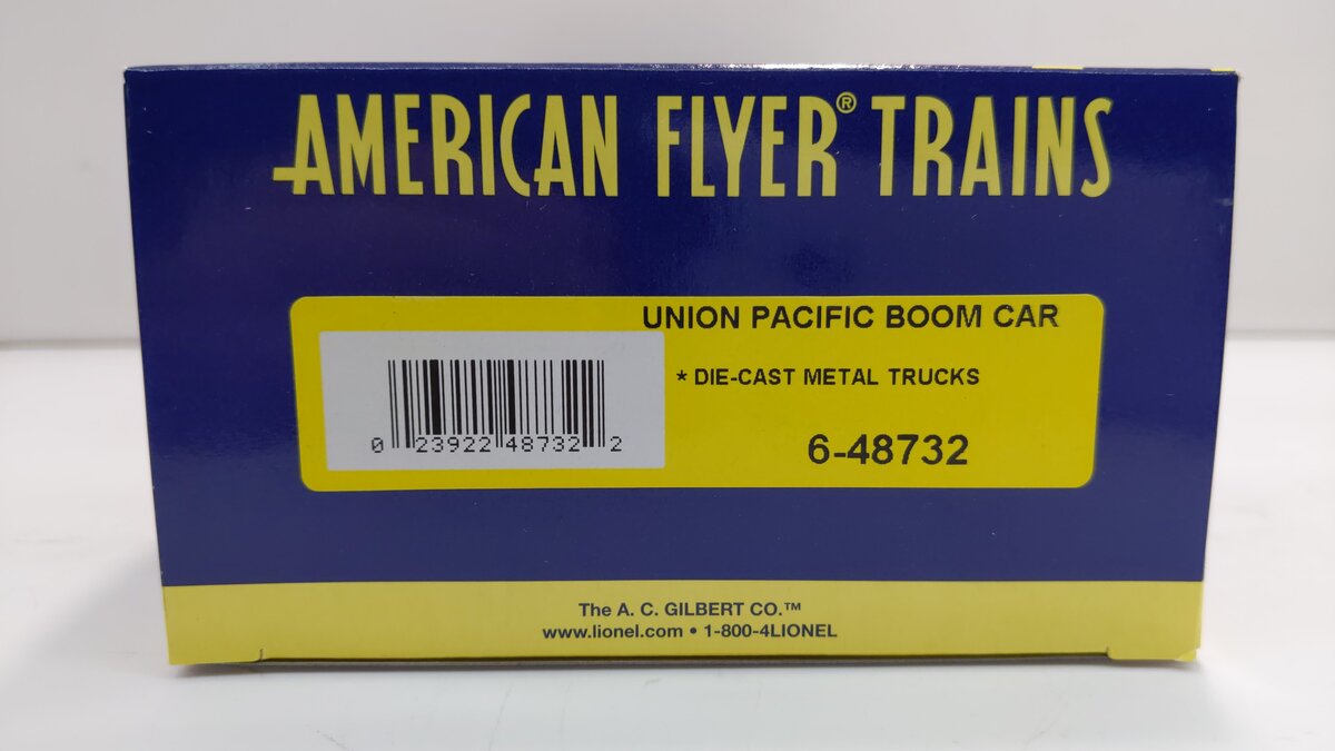 American Flyer 6-48732 S Scale Union Pacific Boom Car