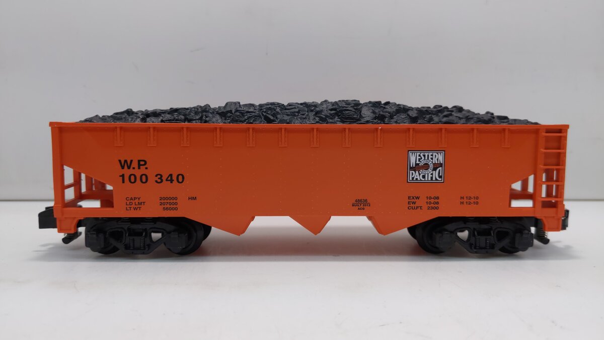 American Flyer 6-48636 S Scale Western Pacific 3-Bay Hopper #100340