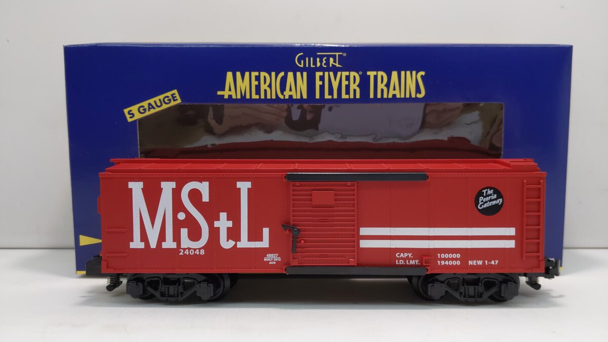 American Flyer 6-48827 S Scale Minneapolis & St. Louis Boxcar #24048