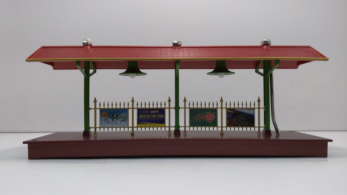 American Flyer 6-49855 S Scale Illuminated Station Platform