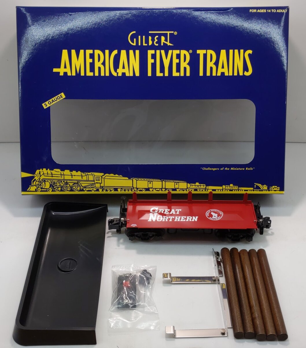 American Flyer 6-49054 S Scale Great Northern Log Dump Car