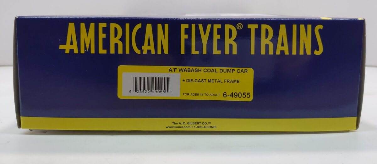 American Flyer 6-49055 S Gauge Wabash Coal Dump Car