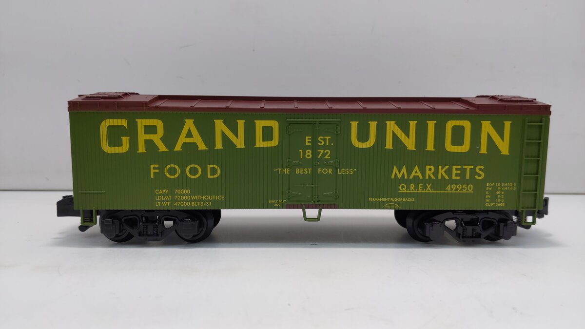 American Flyer 6-49950 S Grand Union Food Market Wood-Sided Reefer #49953