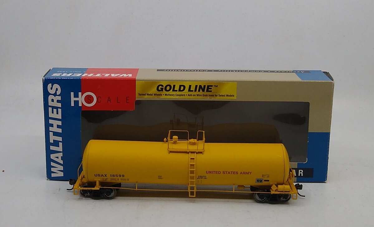 Walthers 932-7271 HO UTLX 23,000 Gallon Funnel Flow Tank Car Gold Line #18599