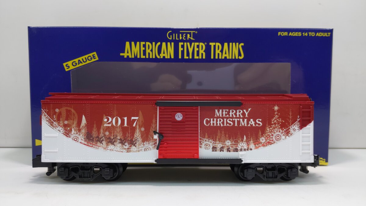American Flyer 6-48423 S Gauge 2017 Christmas Boxcar