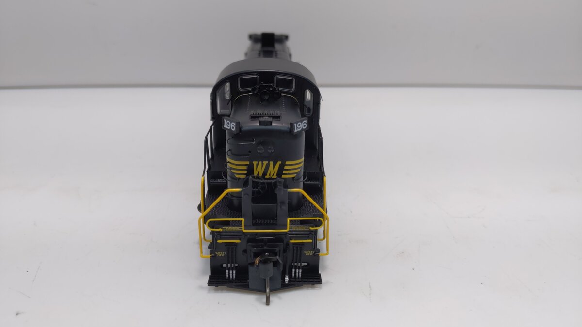 Bowser 24704 HO Western Maryland Alco RS-3 Diesel Locomotive #196 w/ DCC & Sound