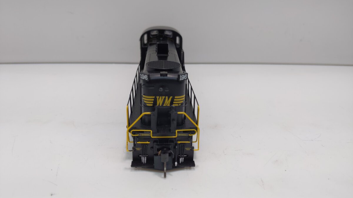 Bowser 24704 HO Western Maryland Alco RS-3 Diesel Locomotive #196 w/ DCC & Sound