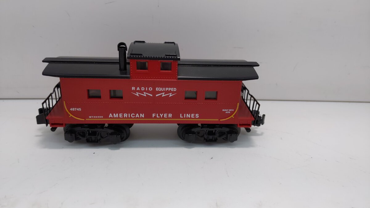 American Flyer 6-48745 S American Flyer Lines Steel Cupola Caboose #48745