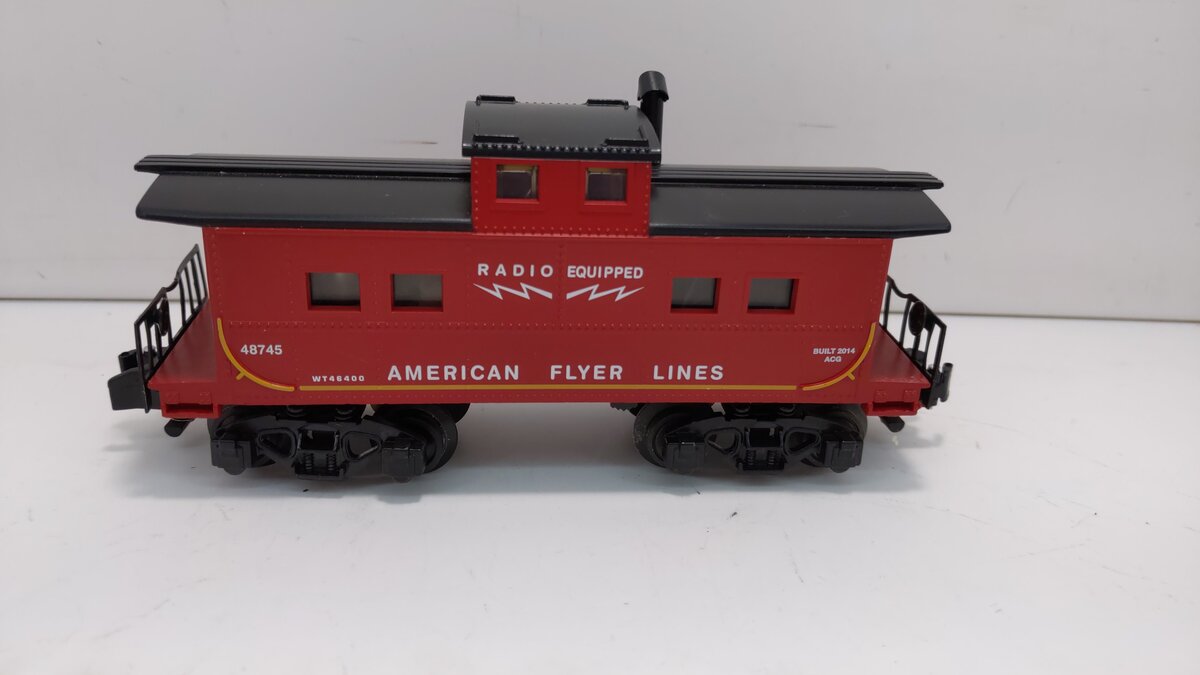 American Flyer 6-48745 S American Flyer Lines Steel Cupola Caboose #48745