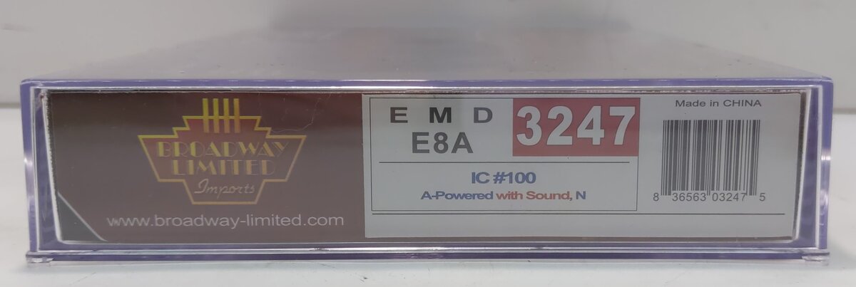 Broadway Limited 3247 N Illinois Central EMD E8A Paragon2™ #100