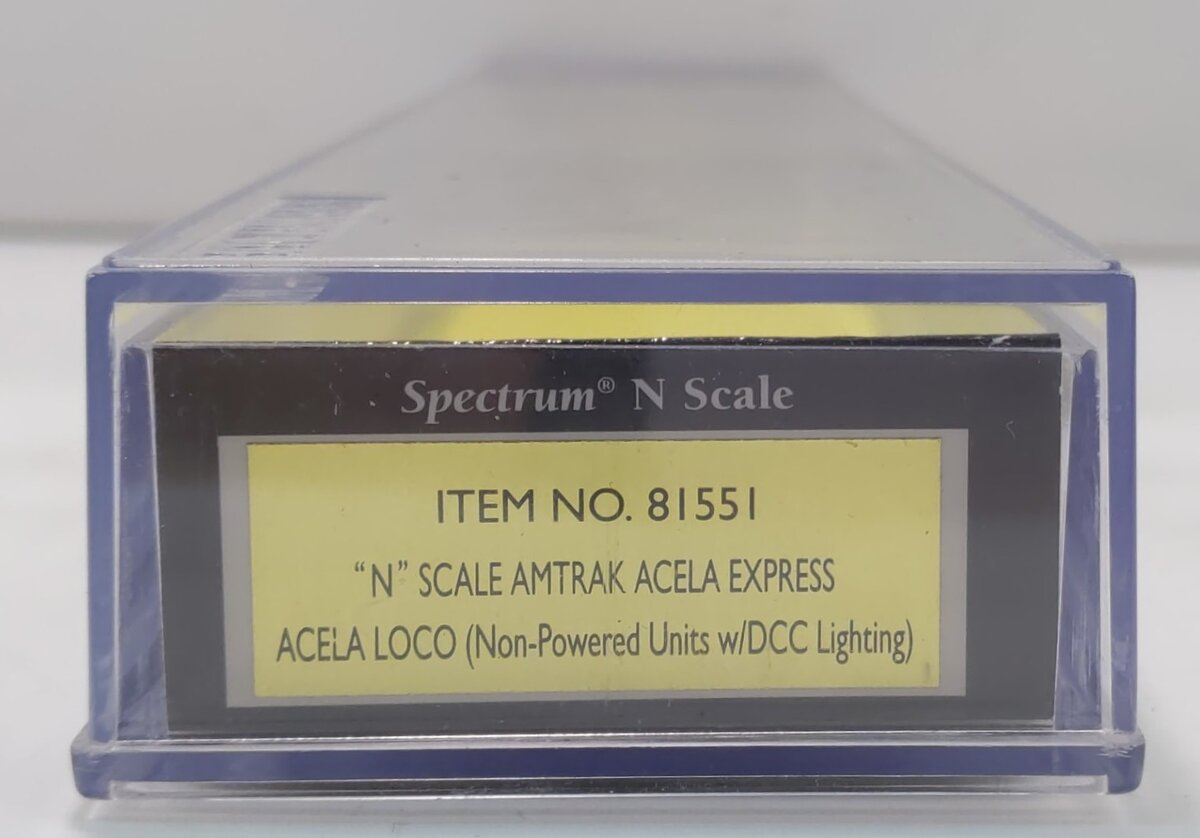 Bachmann 81551 Acela Express Non-Powered Electric Locomotives w/DCC