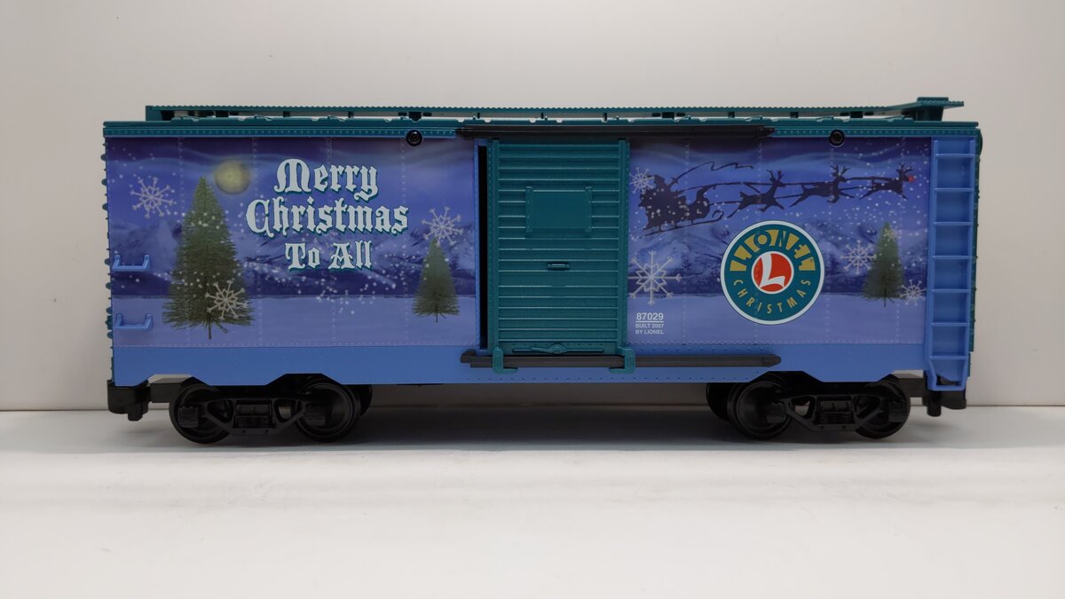 Lionel 8-87029 G Scale 2007 Christmas Boxcar