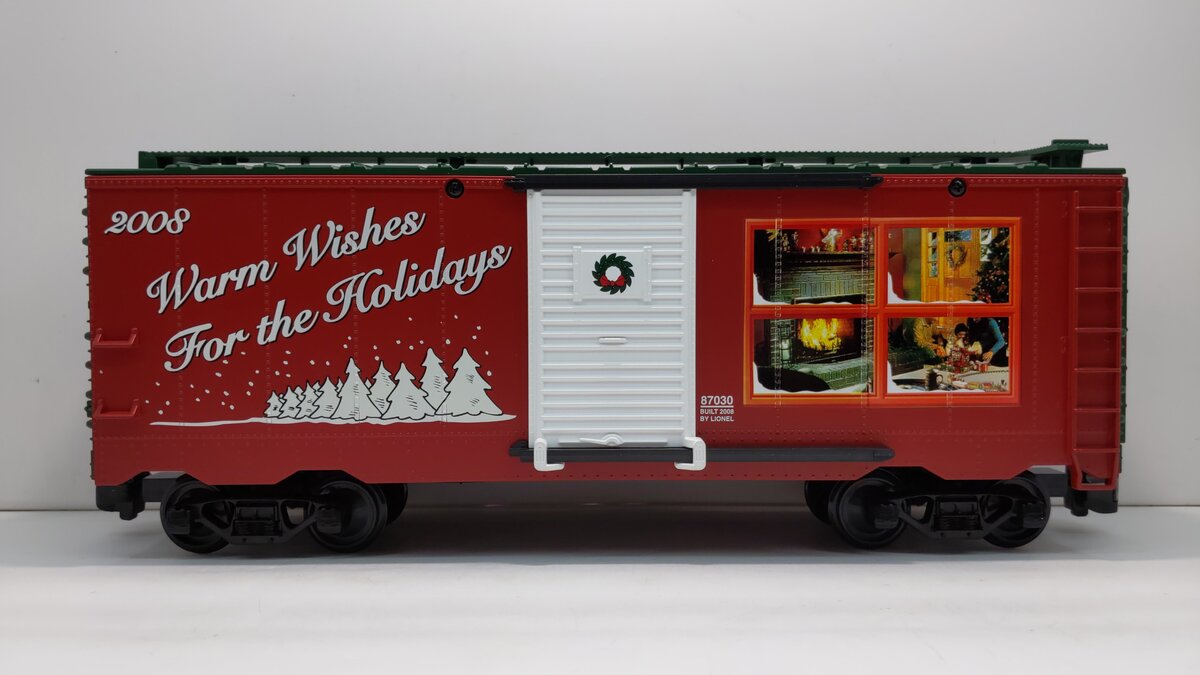 Lionel 8-87030 G Scale 2008 Christmas Boxcar