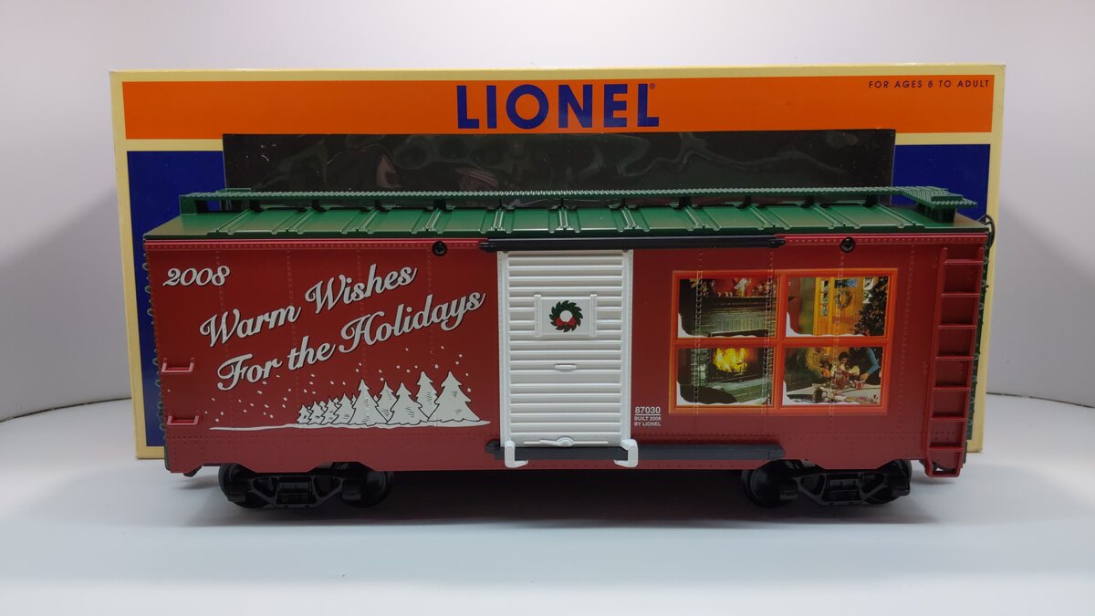 Lionel 8-87030 G Scale 2008 Christmas Boxcar
