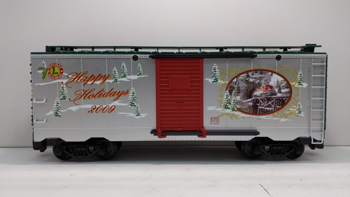 Lionel 8-87031 G Scale 2009 Christmas Boxcar