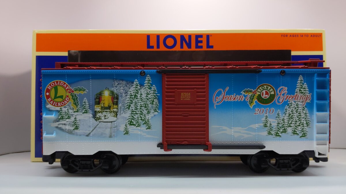 Lionel 8-87034 G 2010 Holiday Boxcar