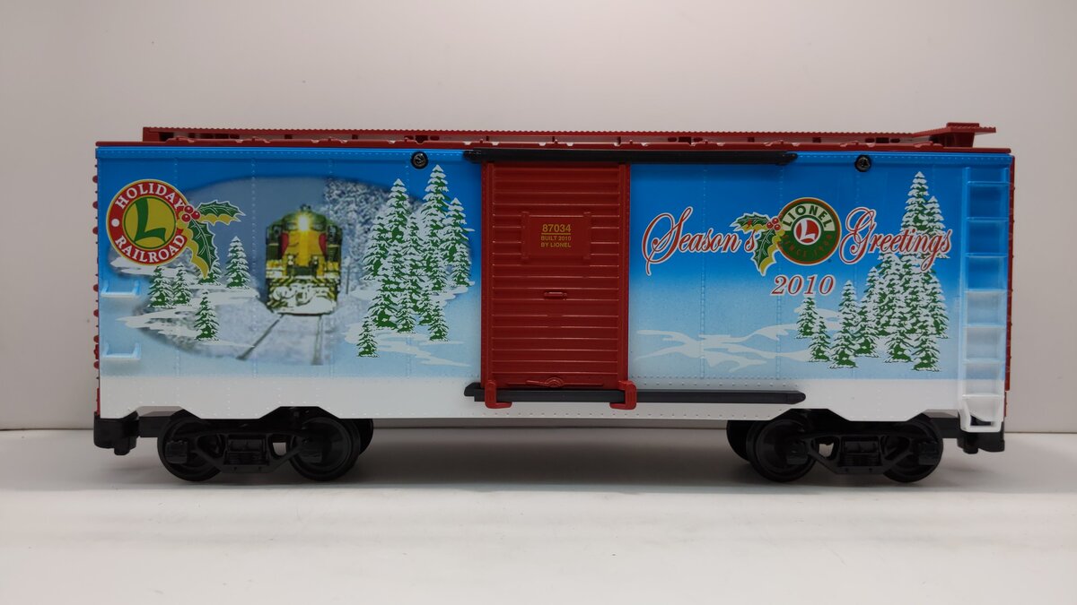 Lionel 8-87034 G 2010 Holiday Boxcar