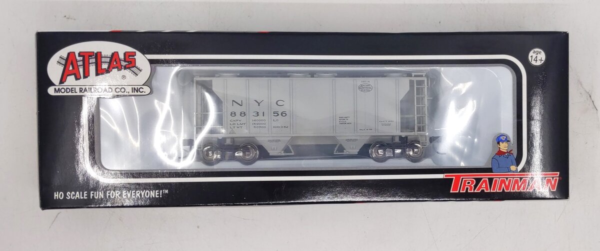 Atlas 11305 HO Scale New York Central PS-2 Covered Hopper #883156