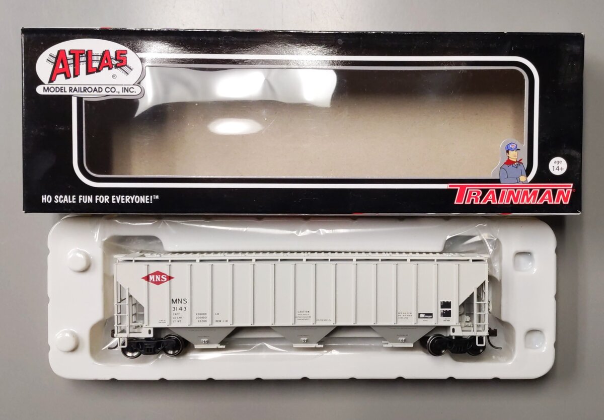 Atlas 20002894 HO Minneapolis Northfield & Southern Covered Hopper #3143
