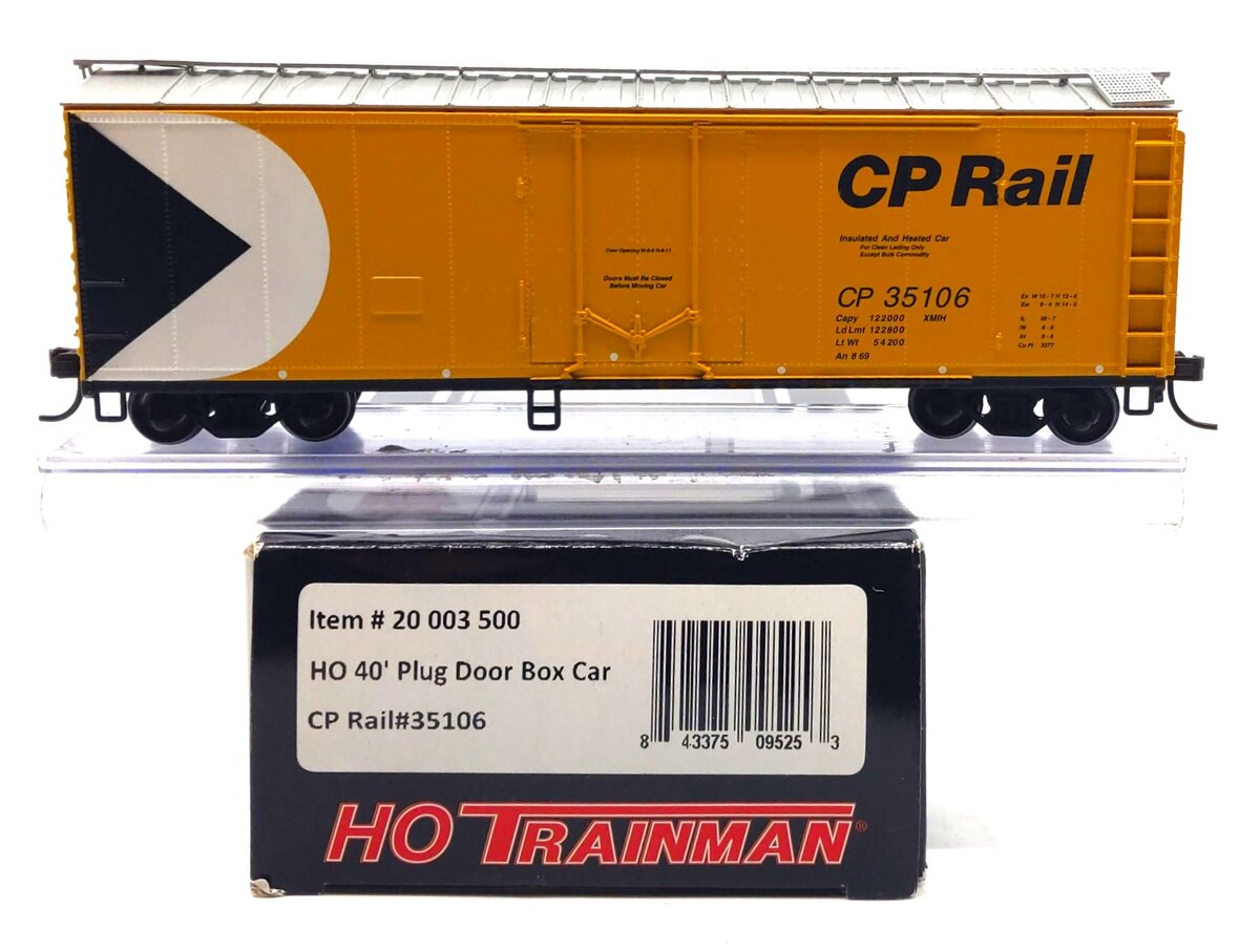 Atlas 20003500 HO CP Rail 40' Plug Door Box Car #35106