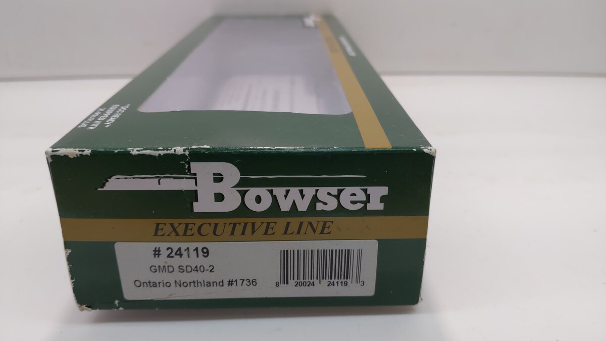 Bowser 24119 HO Scale Ontario Northland GMD SD40-2 Diesel Locomotive #1736