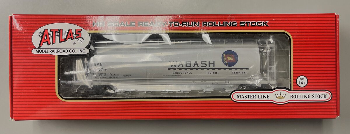 Atlas 20001891 HO Wabash 6-Bay Cylindrical Hoppers #33029