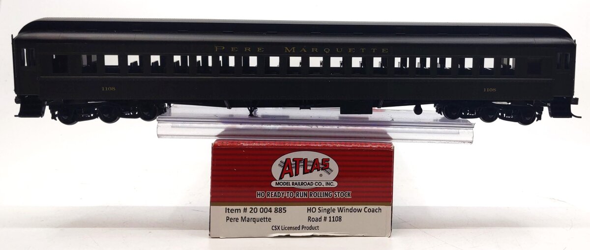 Atlas 20004885 HO Pere Marquette Single Window Coach #1108