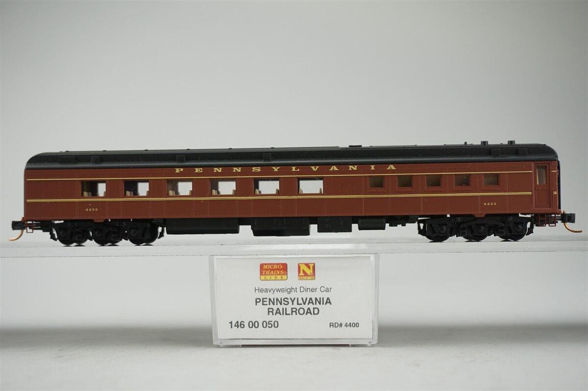 Micro-Trains 14600050 N Pennsylvania Railroad 80' Heavyweight Diner Car #4400