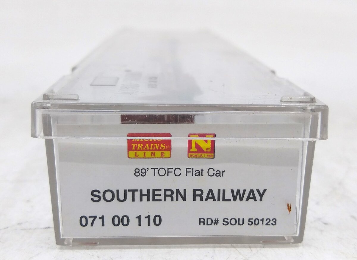 Micro-Trains 07100110 N Scale Southern Railway 89' 4" TOFC Flatcar #50123