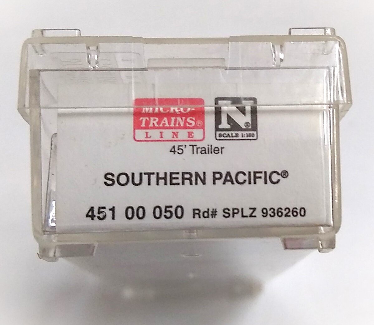 Micro-Trains 45100050 N Scale Southern Pacific 45’ Van Trailer #936260