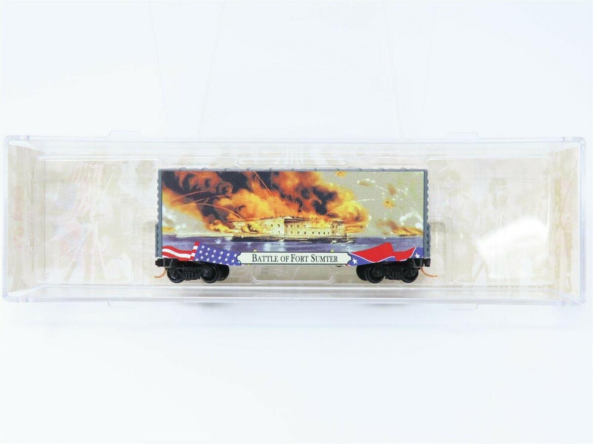 Micro-Trains 10100701 N Scale Battle of Fort Sumter 40' Hy-Cube Boxcar #1