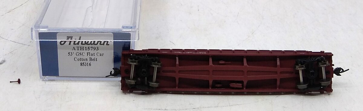Athearn 15793 N Cotton Belt (SSW) 53' GSC Flat #85316