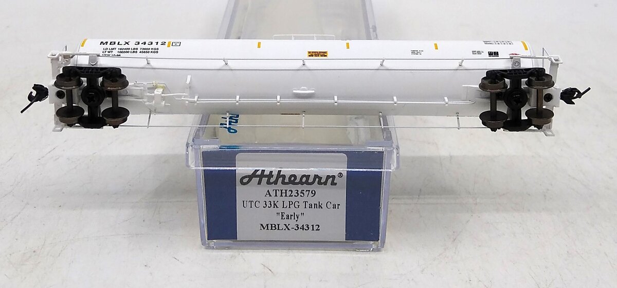 Athearn 23579 N MBLX 33,900-Gallon LPG Tank/Early #34312