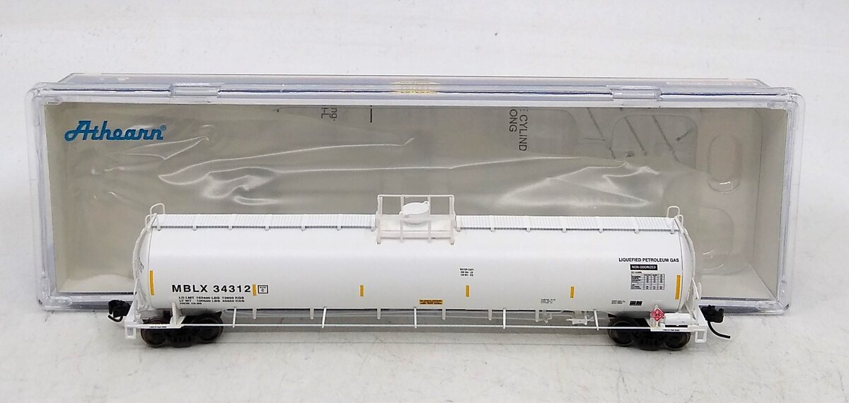 Athearn 23579 N MBLX 33,900-Gallon LPG Tank/Early #34312