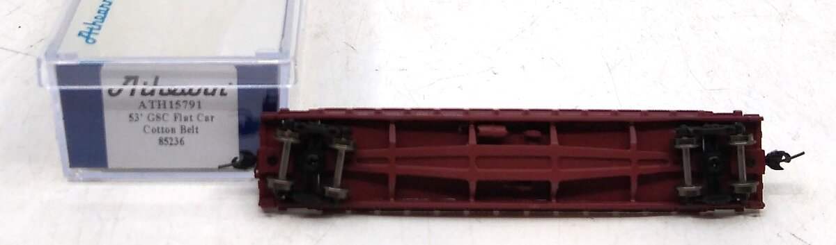 Athearn 15791 N Cotton Belt (SSW) 53' GSC Flatcar #85236