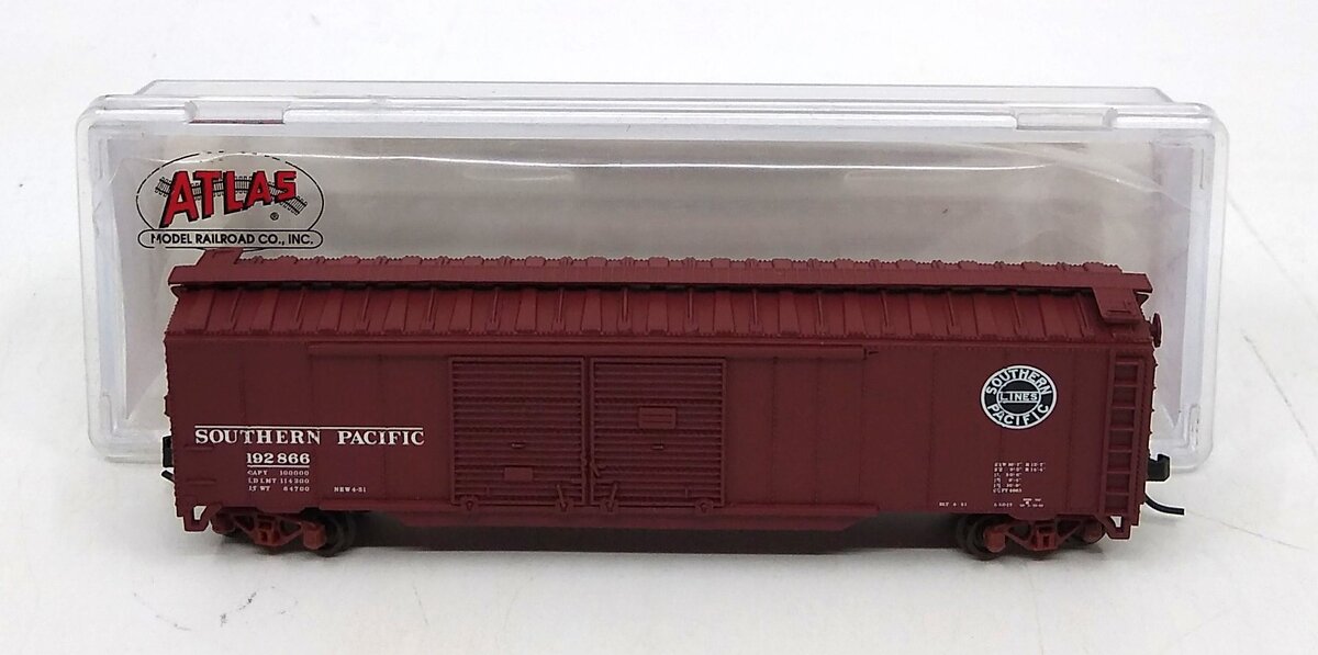 Atlas 50002255 N Southern Pacific 50' Double Door Boxcar #192866