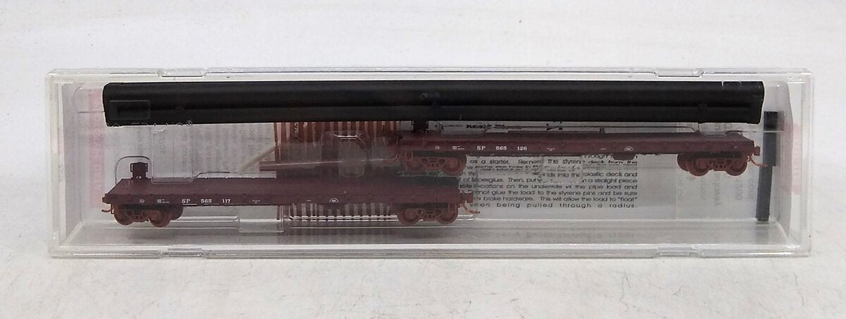 Micro-Trains 04400110 N Southern Pacific 50' Straight Side Flatcar (Set of 2)