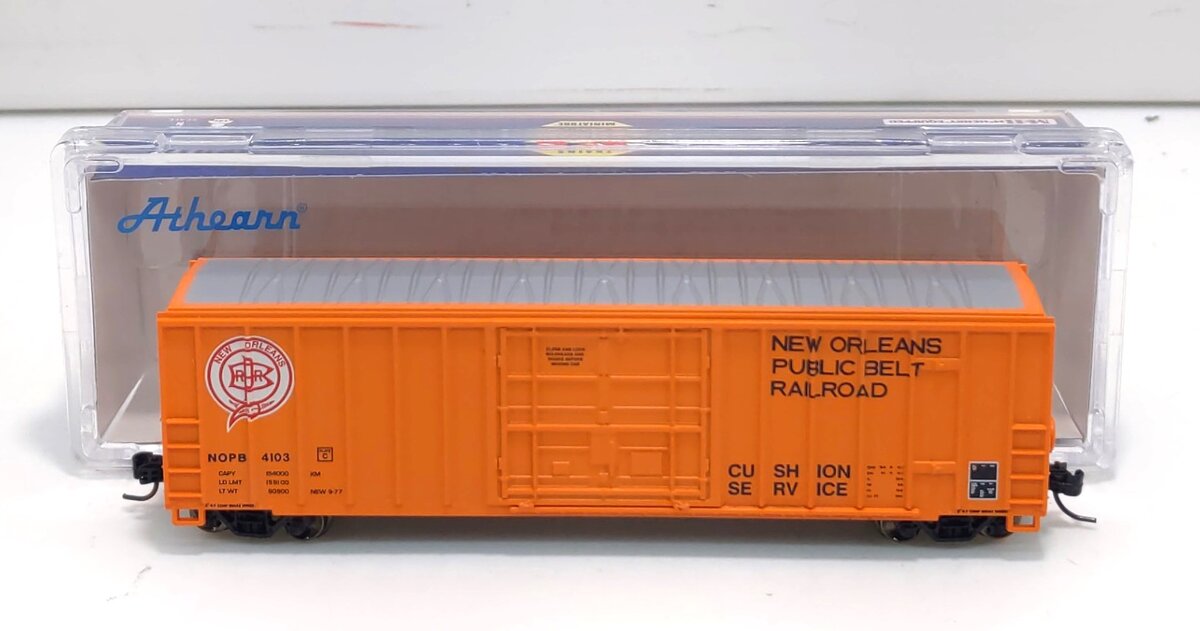Athearn 3753 N New Orleans Public Belt 50' FMC Superior Plug Door Boxcar #4103