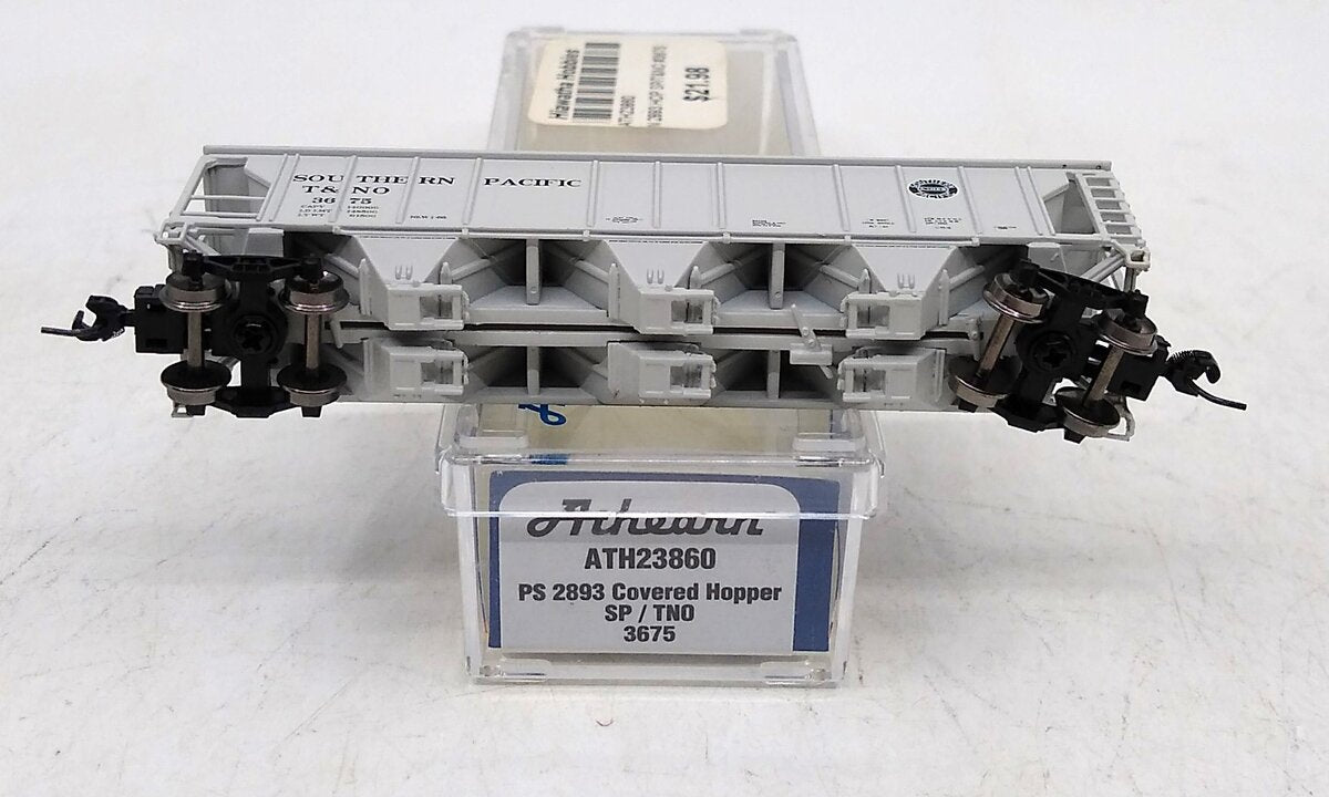 Athearn 23860 N Southern Pacific PS-2 2893 3-Bay Covered Hopper T&NO #3675