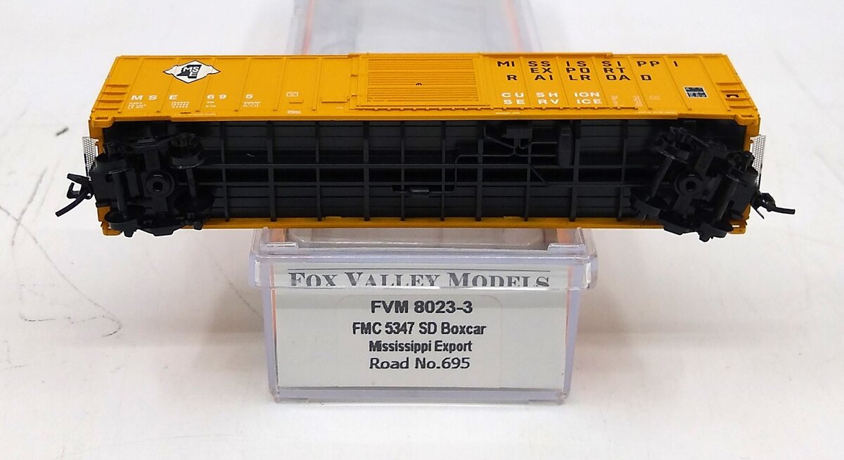 Fox Valley Models 8023-3 N Mississippi Export Railroad FMC 5347 Boxcar #695
