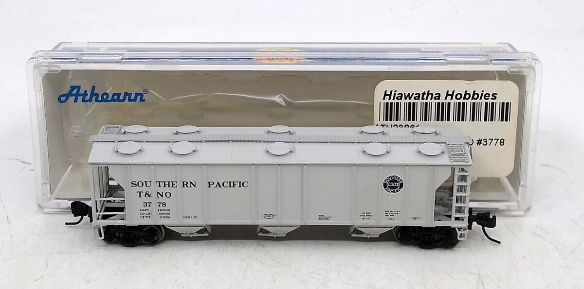 Athearn 23861 N Southern Pacific PS-2 2893 3-Bay Covered Hopper T&NO #3778