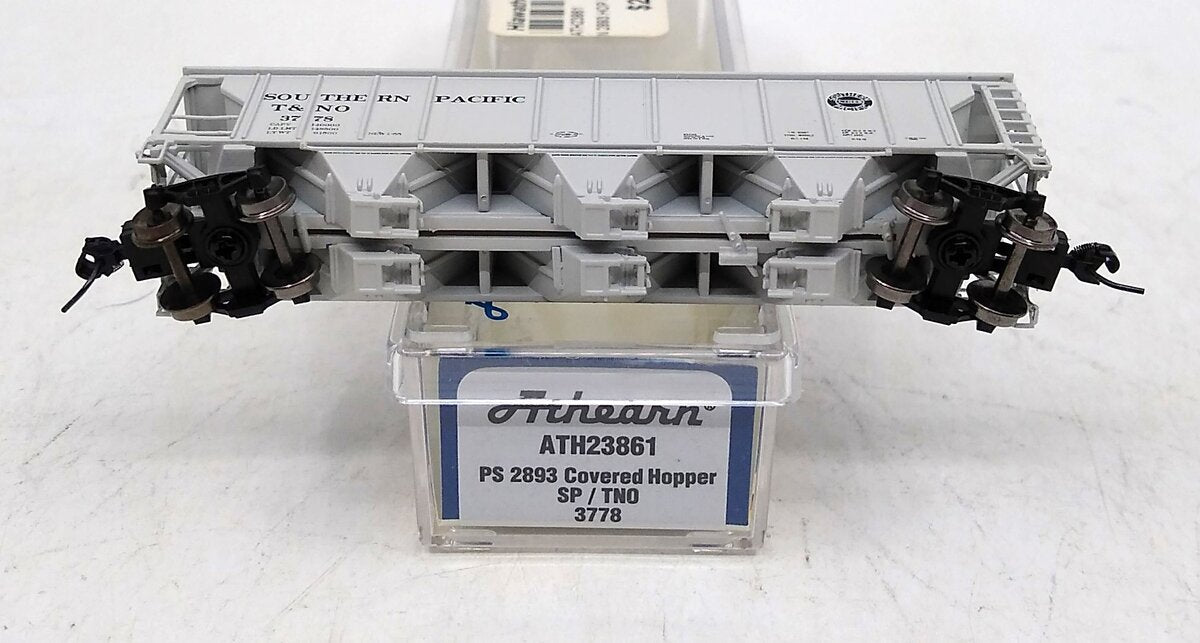 Athearn 23861 N Southern Pacific PS-2 2893 3-Bay Covered Hopper T&NO #3778