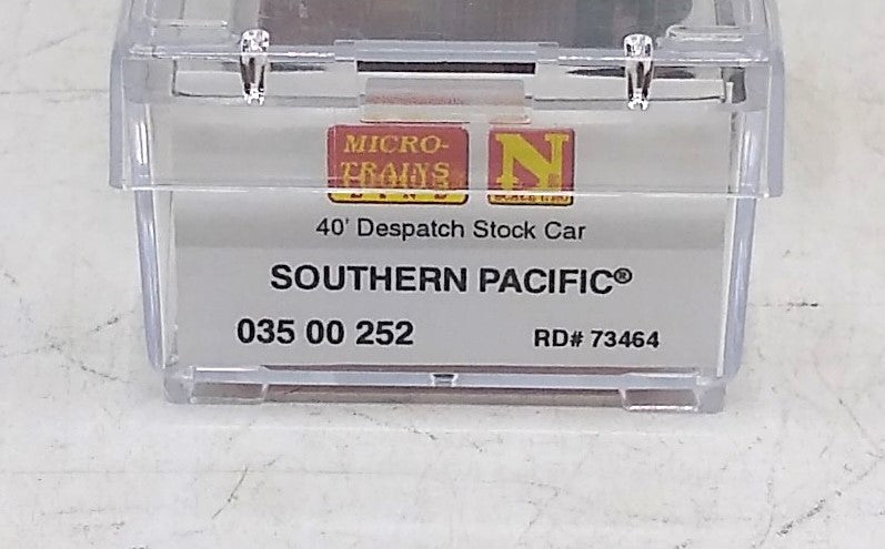 Micro-Trains 03500252 N Southern Pacific 40' Despatch Stock Car #73464