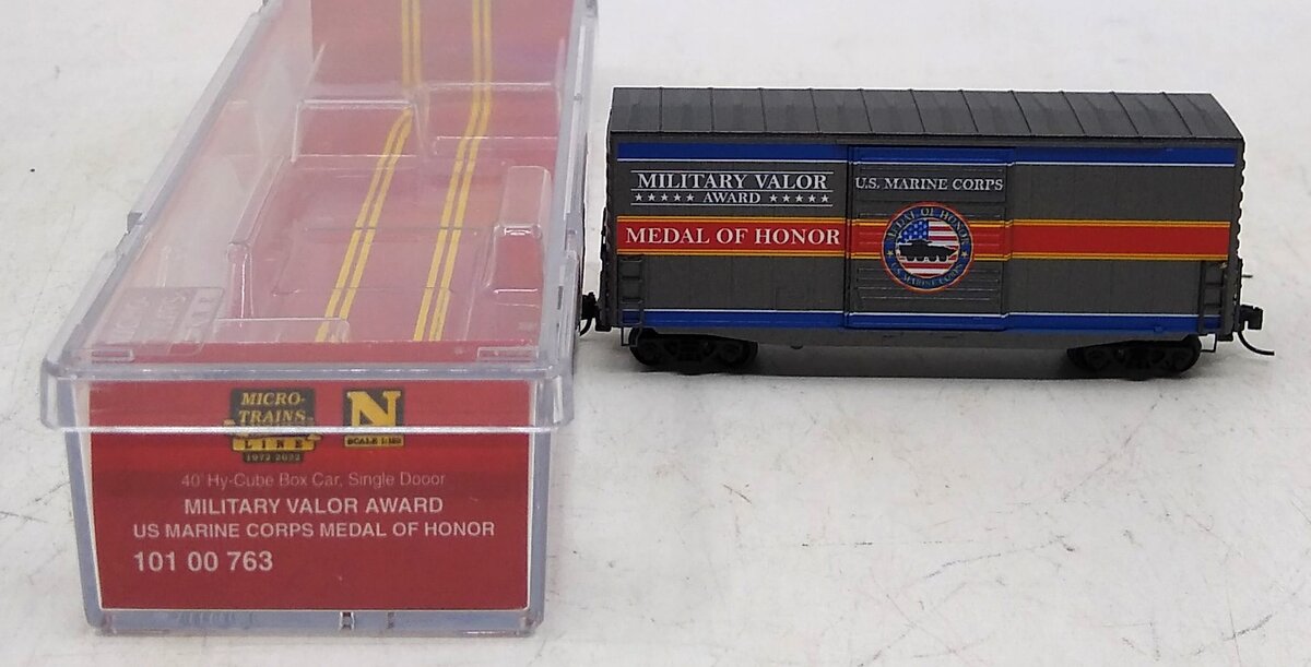 Micro-Trains 10100763 N U.S Marine Corps 40' Hy-Cube Box Car