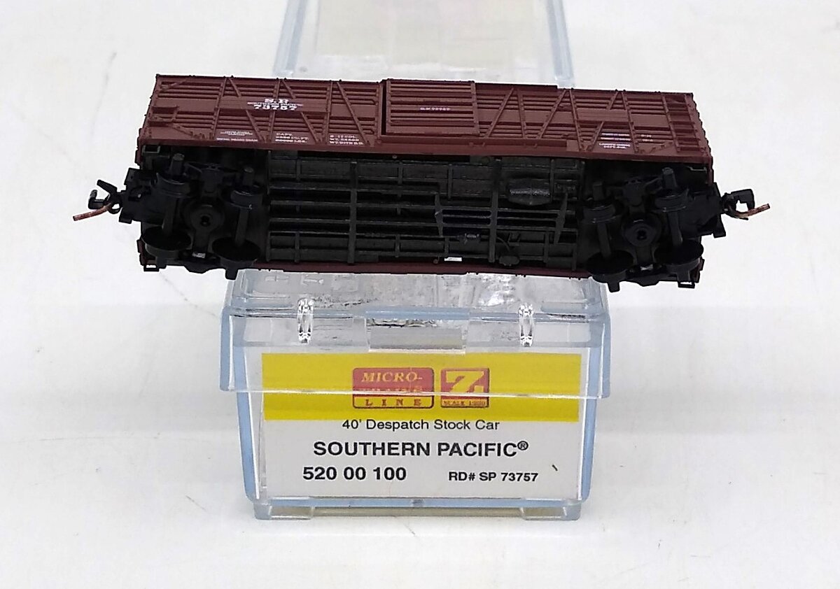 Micro-Trains 52000100 Z Southern Pacific 40' Despatch Stock Car #73757