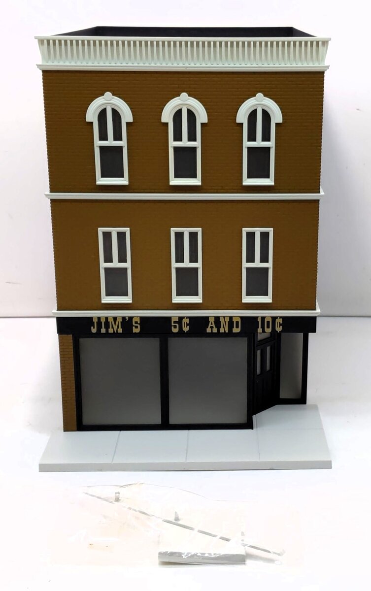 Lionel 6-34130 O Assembled 3-Story Jim's 5c And 10c Store Building